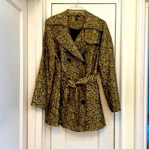 Textured Trench Coat